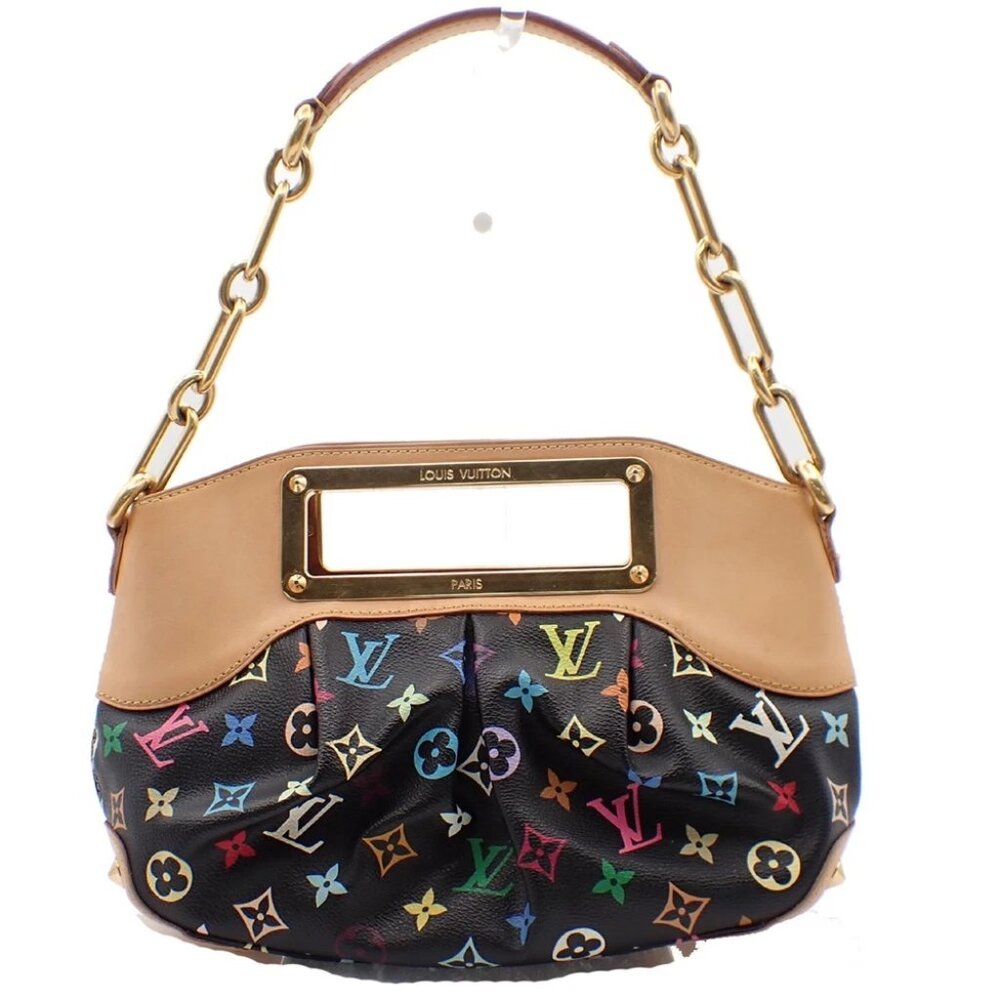 LOUIS VUITTON Judy PM Chain Hand Bag Monogram Multi Leather BK M40258 680RF488